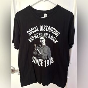 Michael Myers Social Distancing T-Shirt